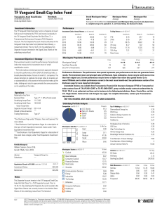 TF Vanguard Small-Cap Index Fund