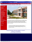 USA Undergraduate/Graduate Bulletin 2006-2007