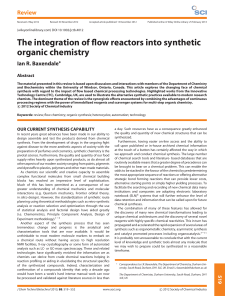 The integration of flow reactors into synthetic organic chemistry