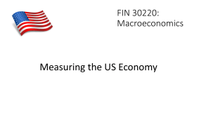 Measuring the US Economy