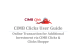 CIMB Clicks User Guide - PMB Investment Berhad