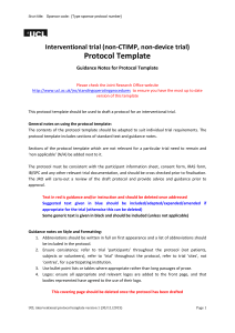 JRO Interventional Protocol Template