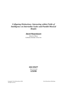 Collapsing Distinctions: Interacting within Fields of Intelligence on