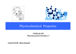 Physicochemical Properties - Near East University Docs