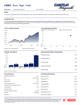 HSBC Euro High Yield - Cantor Fitzgerald Ireland