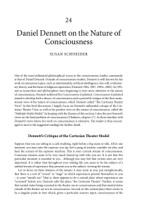 Daniel Dennett on the Nature of Consciousness