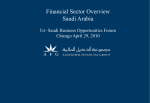 Financial Sector Overview - US-Saudi Arabian Business Council