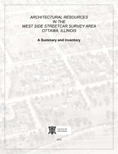 architectural resources in the west side streetcar survey area ottawa