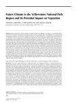 Future Climate in the Yellowstone National Park Region and Its