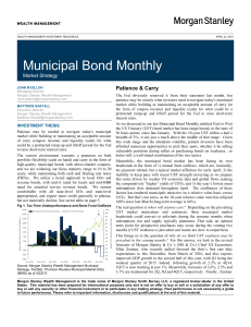 Municipal Bond Monthly