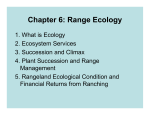 Chapter 6: Range Ecology - College of Agricultural, Consumer and