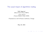 The causal impact of algorithmic trading