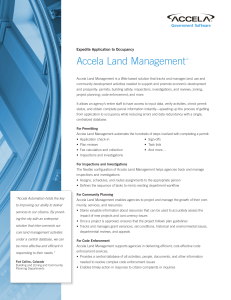 Accela Land Management
