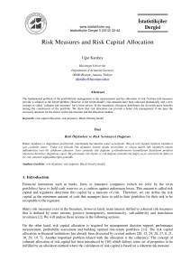 Risk Measures and Risk Capital Allocation