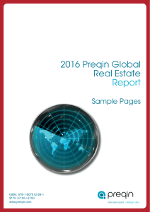 2016 Preqin Global Real Estate Report