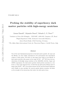 Probing the stability of superheavy dark matter particles with high