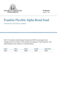Franklin Flexible Alpha Bond Fund Prospectus