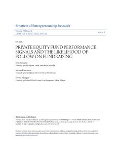 private equity fund performance signals and the likelihood of follow