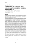 comparison of chemical and biological phosphorus removal in