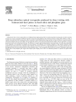 Deep subsurface optical waveguides produced by direct writing with