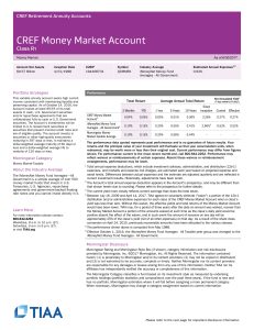 CREF Money Market