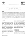 Modeling and comparison of dissolution profiles