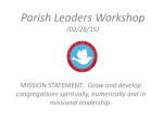 the Parish Leadership Workshop presentation slides