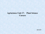 Plant Science Careers