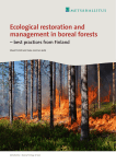 Ecological restoration and management in boreal forests
