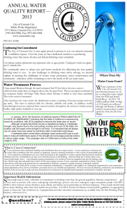 2013 Annual Water Quality Report