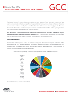 The Case for the Continuous Commodity Index Fund