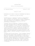 Presidential Memorandum on Transparency and Open Government