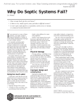 Why Do Septic Systems Fail?