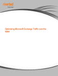 Optimizing Microsoft Exchange Traffic over the WAN