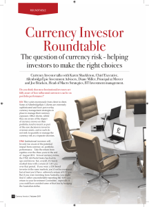 Currency Investor Roundtable