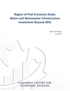 Region of Peel Economic Study: Water and Wastewater