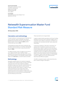 Standard Risk Measures - netwealth Investments