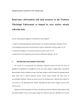 Quaternary deformation and fault structure in the Northern