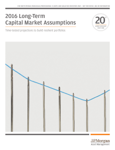 Long-term Capital Market Return Assumptions
