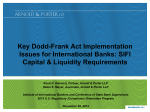Key Dodd-Frank Act Implementation Issues for International Banks