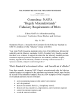 read full response - The Committee For The Fiduciary Standard