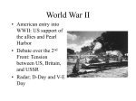 World War II and the Atomic Bomb