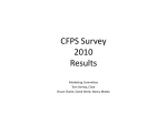 CFPS Survey 2010 Results