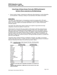 DOA Detection Limits CHEM77