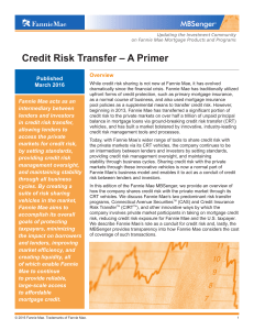Credit Risk Transfer
