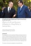 Effects of UN and Russian Influence on Drug Policy in Central Asia