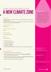 A NEW CLIMATE ZONE Introduction