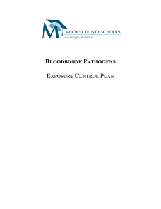 bloodborne pathogens exposure control plan