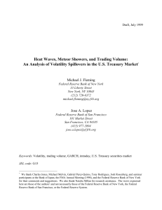 Heat Waves, Meteor Showers, and Trading Volume: An Analysis of