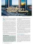 The Rise of Africa`s “Frontier” Markets